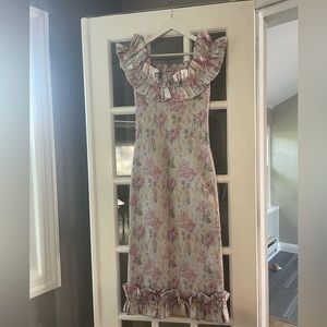 The Lilac Dress in Purple Floral size 6